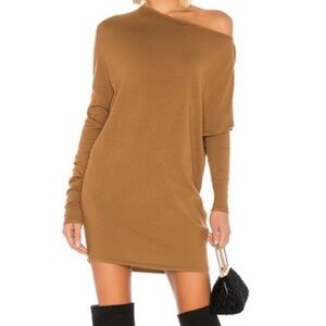 Revolve NBD Camel Cortado Dress Size S
